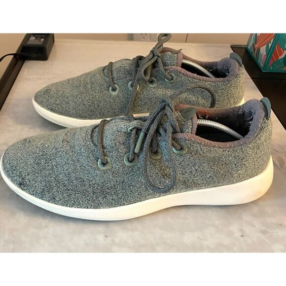 Allbirds Wool Runners Men Size 14‎ Gray Lace-up Merino Comfort Thermal Washable - Picture 1 of 8